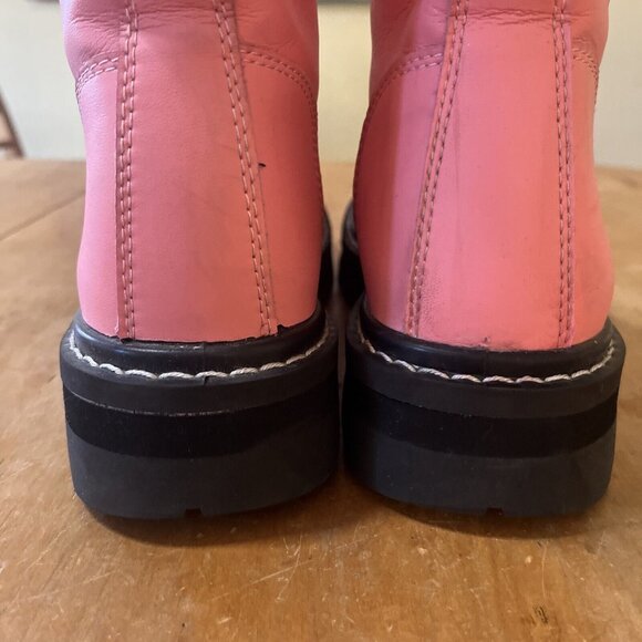 Avenger N7528 Women's Work Boots Fortune Pink Size 10 Oil Resistant Grunge - Picture 5 of 12
